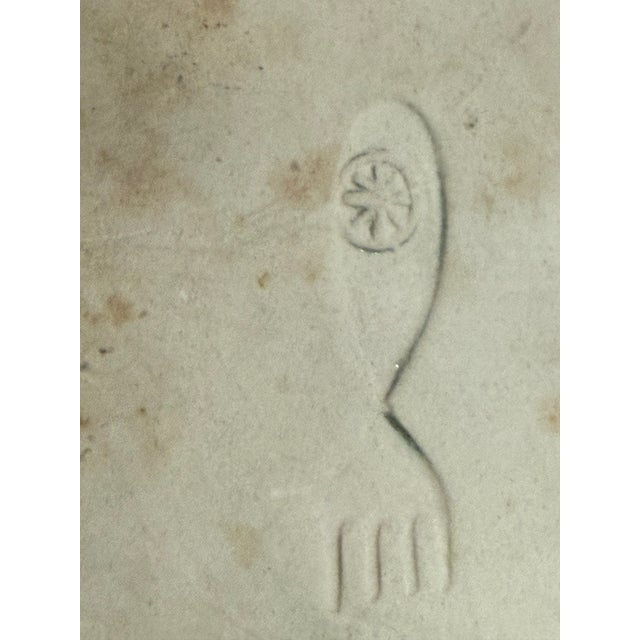 Ceramic Vintage Bennington Potters David Gil Pottery Fish Plate For Sale - Image 7 of 7
