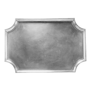 Late 20th Century John Somers Brazilian Pewter Serving Tray For Sale