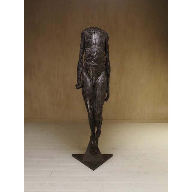 Sculpture of a Male Nude, 1986, Metal For Sale - Image 14 of 16