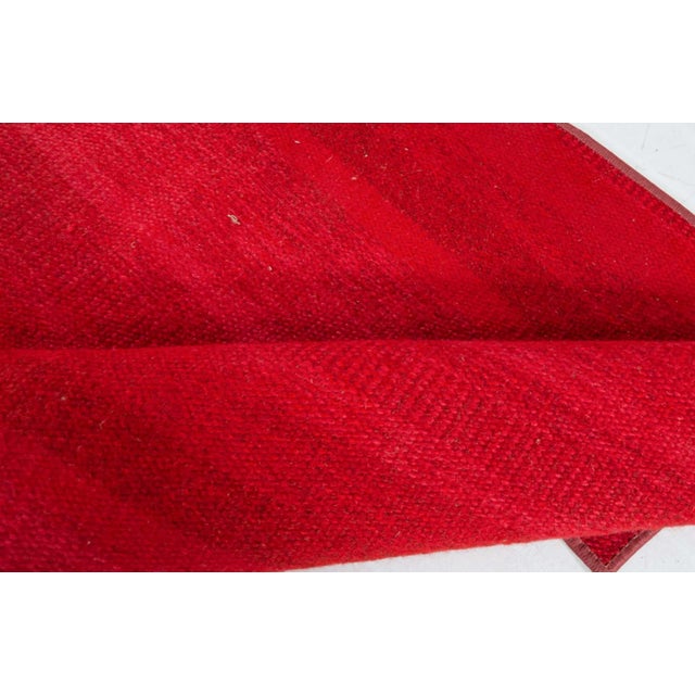 Doris Leslie Blau Vintage Swedish Fragment Runner in Red Tones For Sale - Image 4 of 7