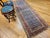 Persian 19th Century Hand Woven Bidjar Runner, Allover Paisley Pattern, Blue & Red, 2.5’ X 9’ For Sale - Image 3 of 12