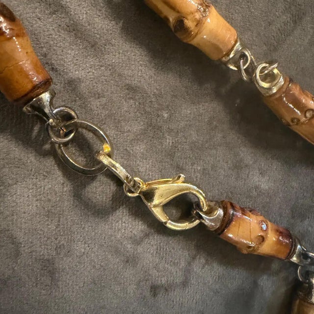 2000s Amazing Brass and Bamboo Chain by Class Roberto Cavalli For Sale - Image 11 of 11