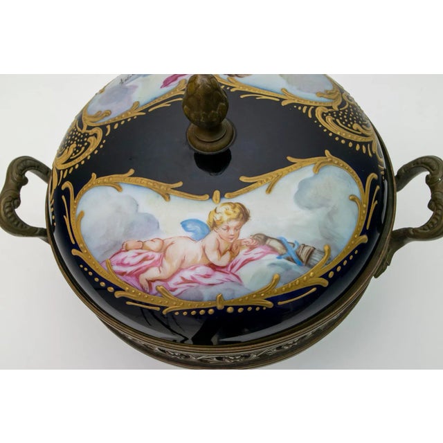 Antique French Porcelain Potpourri from Sevres, 1880s For Sale - Image 14 of 18