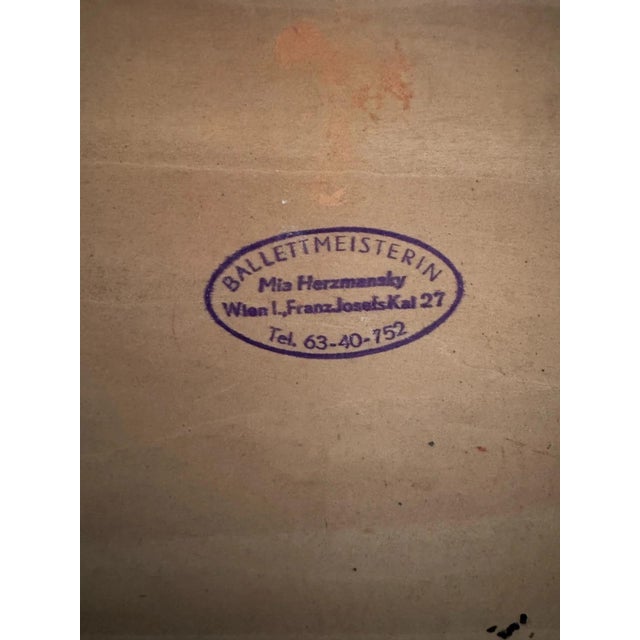 1940s Black Lacquered Wooden Box For Sale - Image 5 of 13