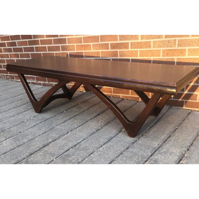 Mid-Century Modern Mid-Century Modern Sculptural Coffee Table / Bench Manner of Adrian Pearsall For Sale - Image 3 of 13