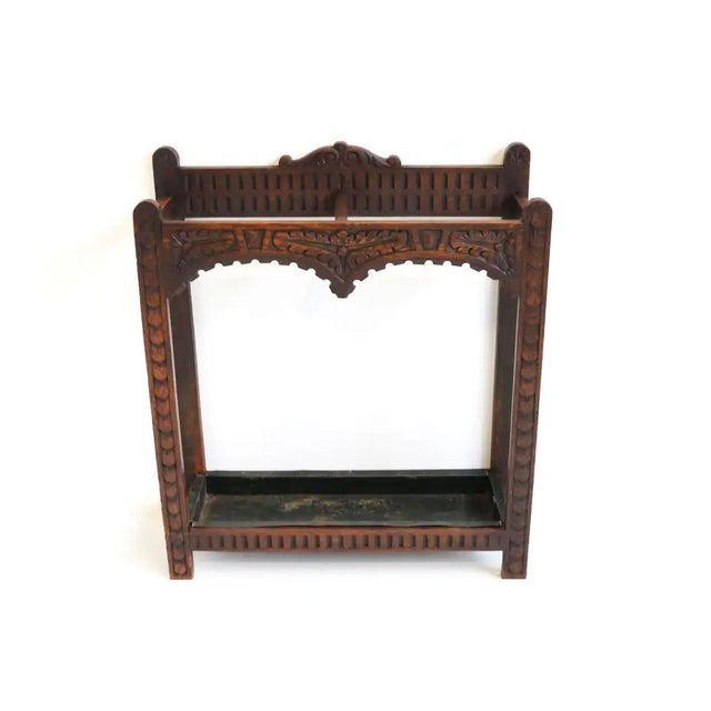 Antique French Renaissance Revival Umbrella Stand, 1880 For Sale - Image 3 of 9
