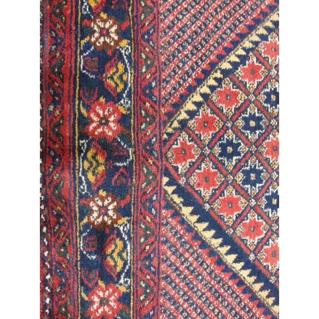 Traditional Early 20th Century Persian Bakhtiari Rug-4'7" X 5'7" For Sale - Image 3 of 8