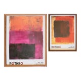Rothko 1903-1930. A Retrospective, Two Framed Posters For Sale