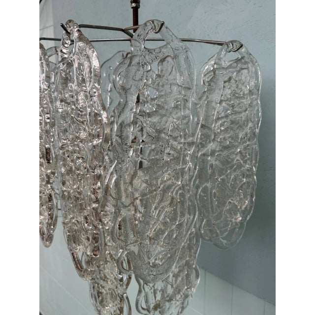 Italian Glass Ragnatela Model Pendant from Mazzega, 1960s For Sale - Image 17 of 18