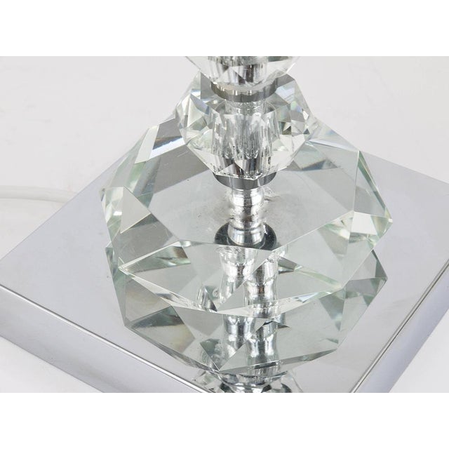 Gemstone Table Lamp with Huge Faceted Diamond Crystals from Bakalowits & Söhne, Austria, 1970s For Sale - Image 7 of 14
