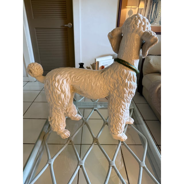 Vintage Italian ceramic poodle