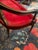 French Provincial French Antique Louis XVI Style Settee 19th Century Custom Plush Red Velvet For Sale - Image 3 of 12