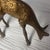 Vintage Mid-Century Solid Brass Grazing Deer/Fawn Figurine With Intricate Details For Sale - Image 9 of 11