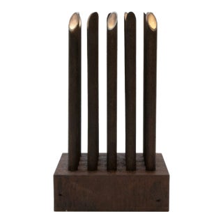 Nagelblock II Stahl XX Light Sculpture from early light For Sale