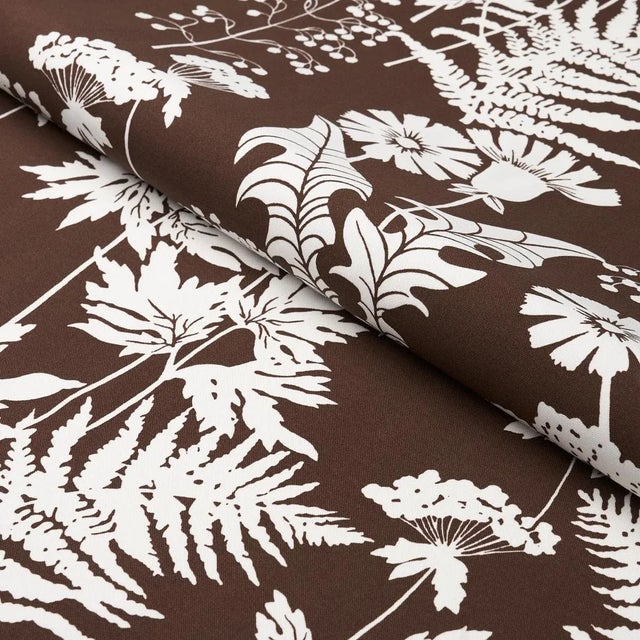 Not Yet Made - Made To Order SAMPLE - Schumacher Spring Floral Indoor/Outdoor Fabric In Brown For Sale - Image 5 of 5