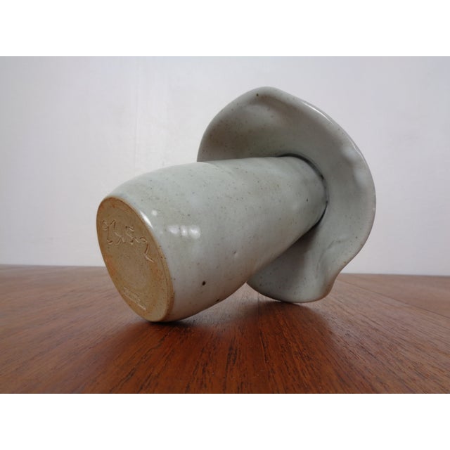 Studio Ceramic Vase from Jette Andersen, Denmark, 1960s For Sale - Image 15 of 18