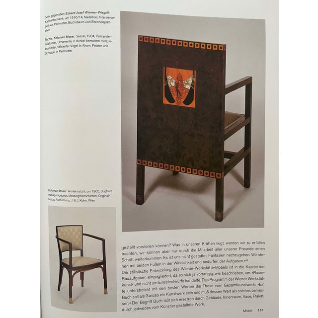 Art Nouveau Seating Group by Koloman Moser for Jacob & Josef Kohn, Vienna, Austria, 1902, Set of 3 For Sale - Image 16 of 18