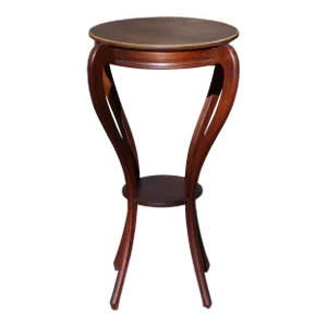 Vintage Art Nouveau Mahogany Two Tier Occasional Accent Table Jardinière Stand