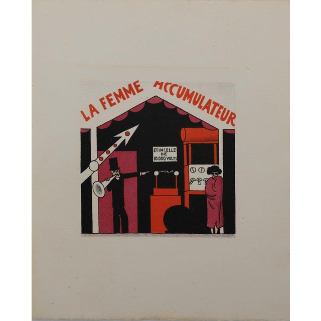 Lucien Boucher, La femme accumulateur, Lithograph For Sale