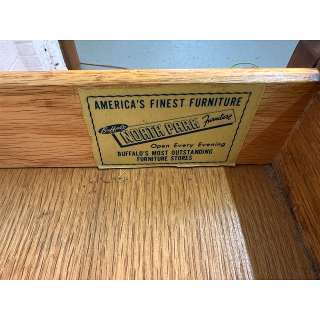 Mid 20th Century American of Martinsville 'Dania' Walnut High-Boy Dresser by Merton Gershun For Sale - Image 15 of 17