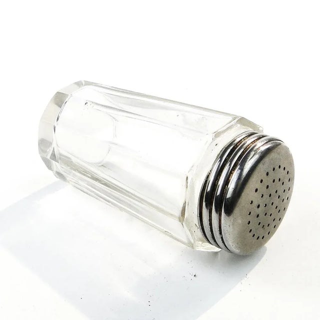 Art Deco Crystal Salt Holder, United Kingdom, 1950s For Sale - Image 4 of 6