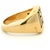 Modern Vintage Tiffany & Co. 14k Yellow Gold DFJ Monogram Signet Ring,, Size 8.5 For Sale - Image 3 of 10