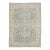 Contemporary Hand-Knotted Wool Oushak Style Area Rug in Sky Blue and Ivory For Sale