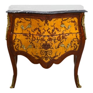 Antique French Bombe Chest For Sale