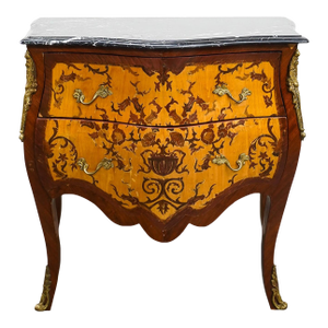 Antique French Bombe Chest