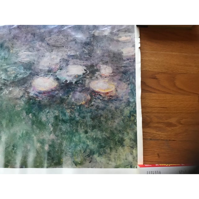 Metropolitan 1978 Claude Monet Water Lilies – St. Louis Art Museum Exhibition Poster (Giverny) For Sale - Image 4 of 9