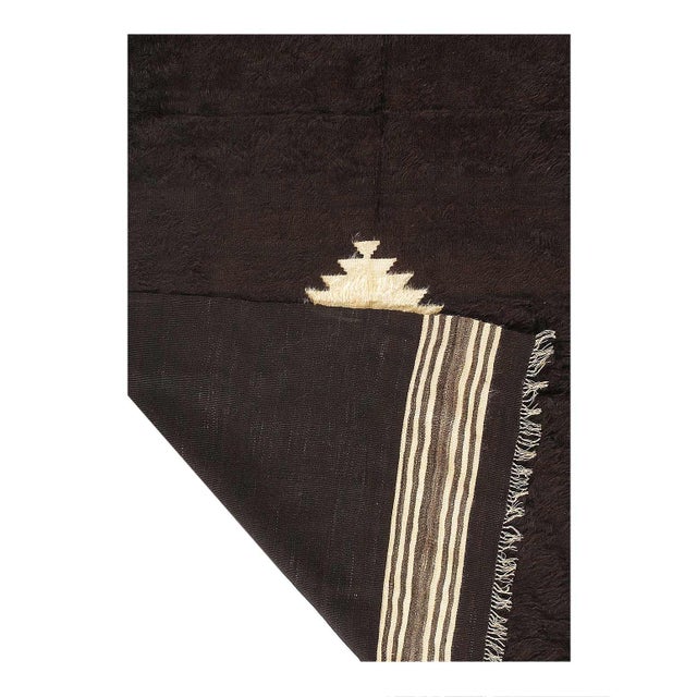 Traditional Pasargad DC Antique Mohair Wool Navajo Design Rug For Sale - Image 3 of 3