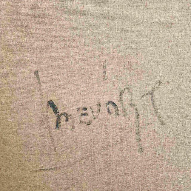 Jan Bevort, View to Port Rotterdam, 20th Century, Oil on Canvas, Framed For Sale - Image 8 of 9