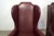 1970’s Chippendale Style Leather Wingback Chairs - A Pair For Sale In Los Angeles - Image 6 of 12