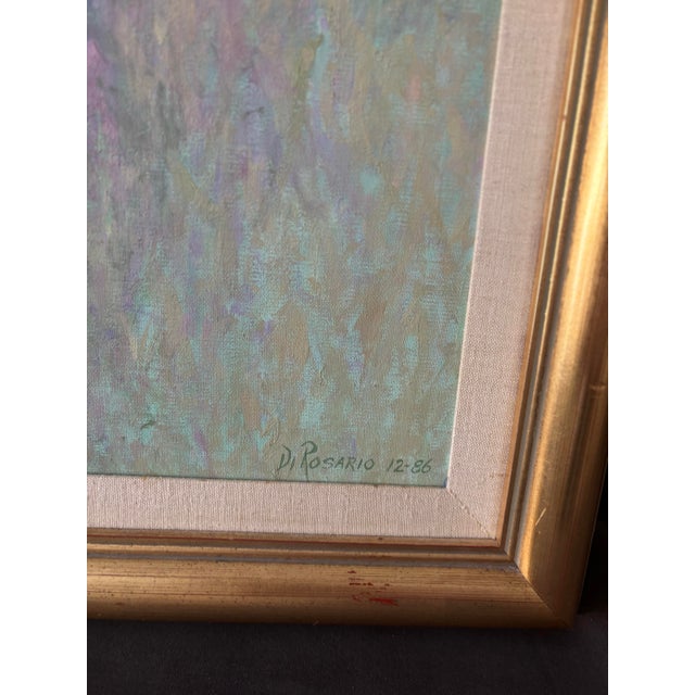 Late 20th Century Framed Impressionist Landscape Painting For Sale - Image 4 of 8