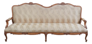 Mid 20th Century Louis XV Style Upholstered Sofa