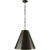 Goodman Medium Hanging Light in Bronze and Hand-Rubbed Antique Brass with Bronze Shade Designer: Thomas O'Brien Min....