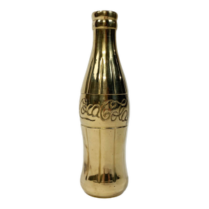 Brass Coca Cola Bottle Vase Vessel