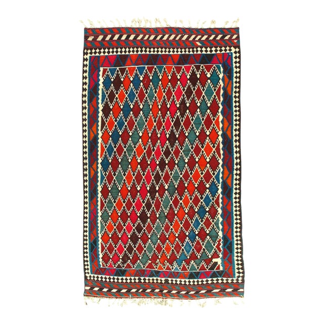 Pasargad DC Vintage Persian Reversible Kilim Flat Weave For Sale