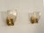 Art Deco Italian Brass and Murano Glass Wall Lights, 1990s, Set of 2 For Sale - Image 11 of 14