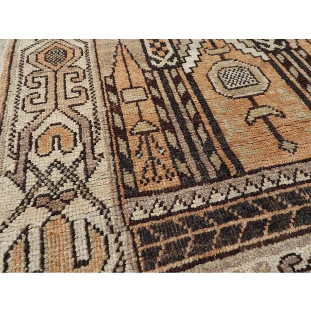 Rustic Galerie Shabab Collection Early 20th Century East Turkestan Khotan Throw Rug For Sale - Image 3 of 7