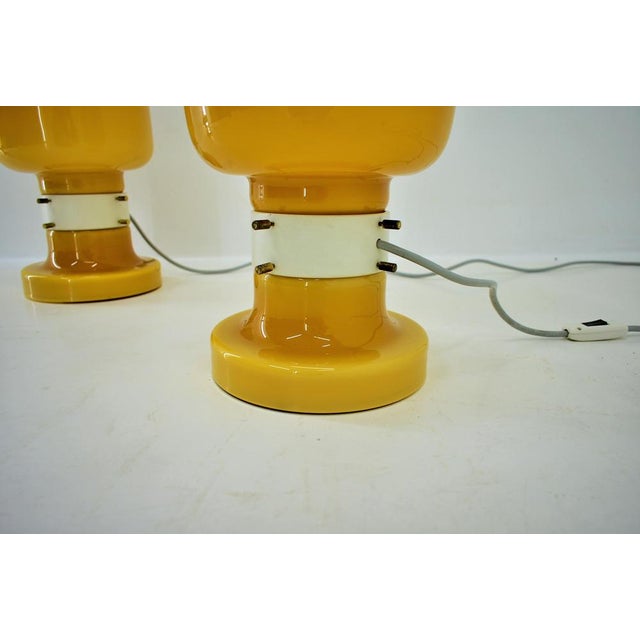 Metal Midcentury Table Lamps by Zbyněk Hřivnáč, 1960s, Set of 2 For Sale - Image 7 of 15