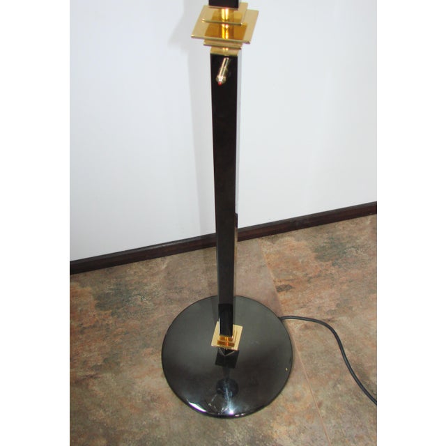 Modern Floor Lamp in Brass and Metal, 1980s For Sale - Image 9 of 10