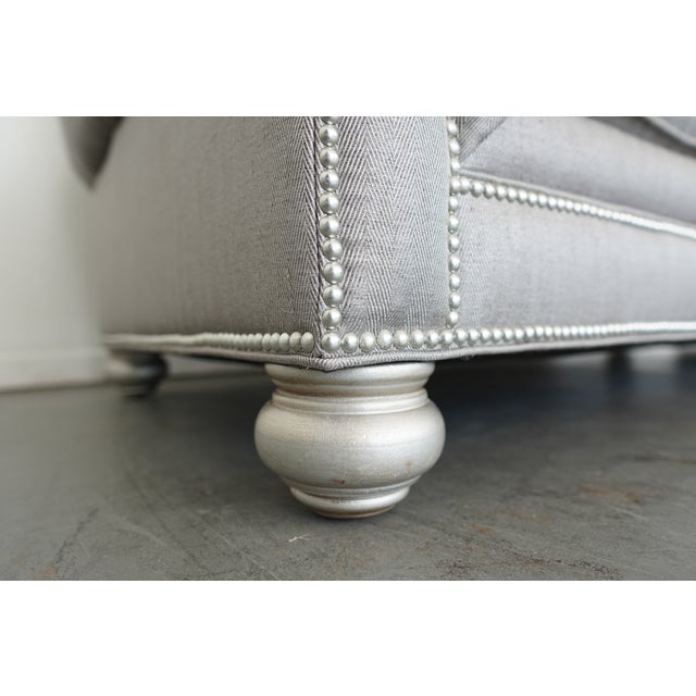 Metal Ethan Allen Chadwick Sofa For Sale - Image 7 of 16