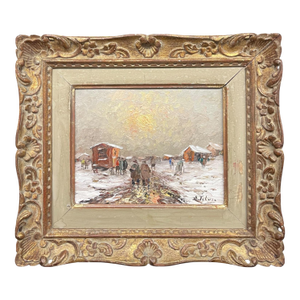Oil on Board by Eugene Febvre (1885-1967)