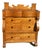 19th Century American Empire Tiger & Birdseye Maple Chest of Drawers For Sale