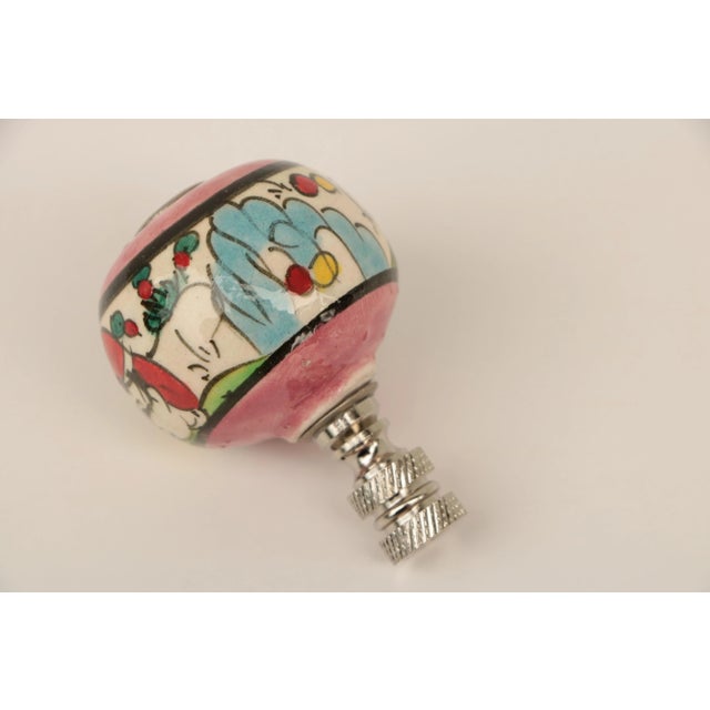 Turkish Turkish Ceramic Lamp Finial For Sale - Image 3 of 7