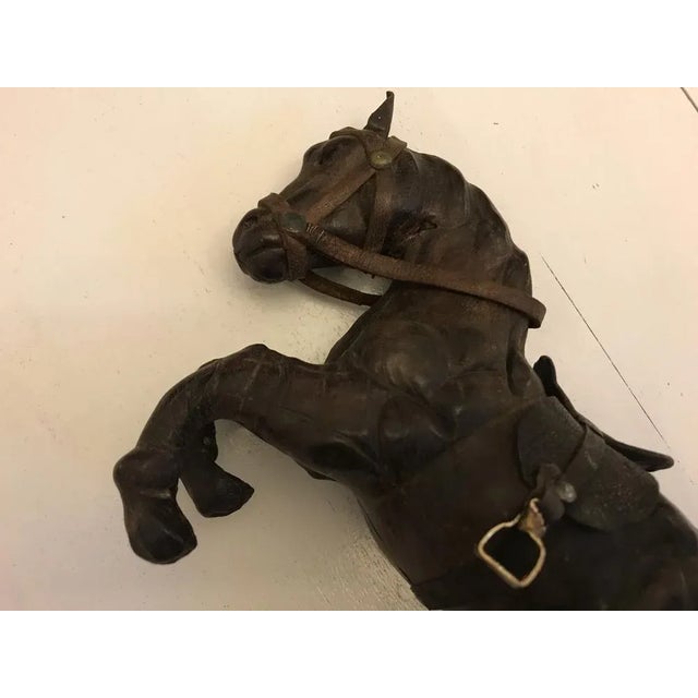 Leather Horse Figurine, 1950s For Sale - Image 16 of 18