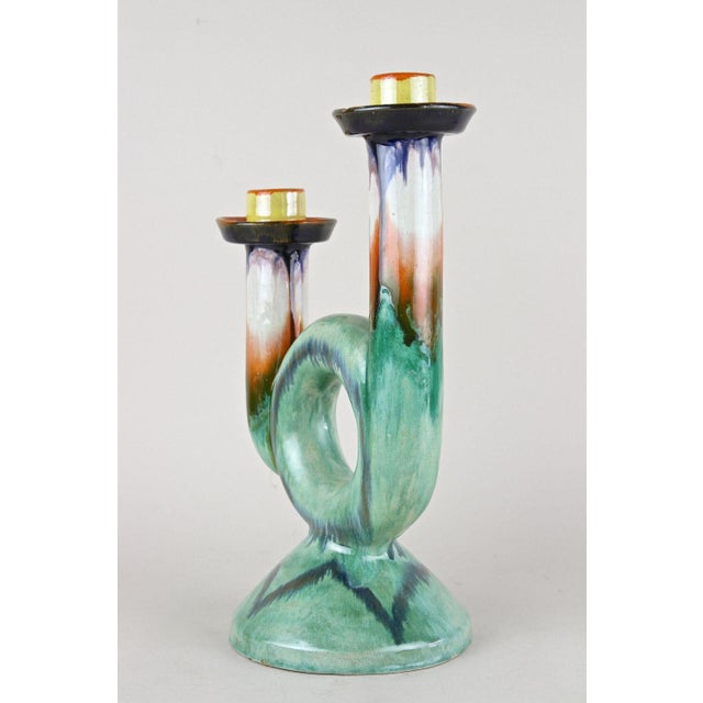 Mid-Century Ceramic Candleholder, Austria, 1950s For Sale - Image 6 of 18