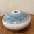 Vintage Raku Style Studio Art Pottery Blue and White Crackle Glaze Vase Signed For Sale - Image 12 of 12