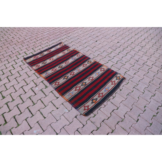 Traditional 1980s Handmade Turkish Oushak Kilim For Sale - Image 3 of 10